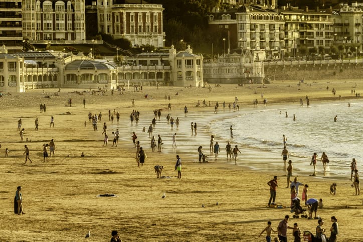 Hot beaches, lively festivals Spain